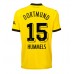 Günstige Borussia Dortmund Mats Hummels #15 Heim Fussballtrikot Damen 2023-24 Kurzarm